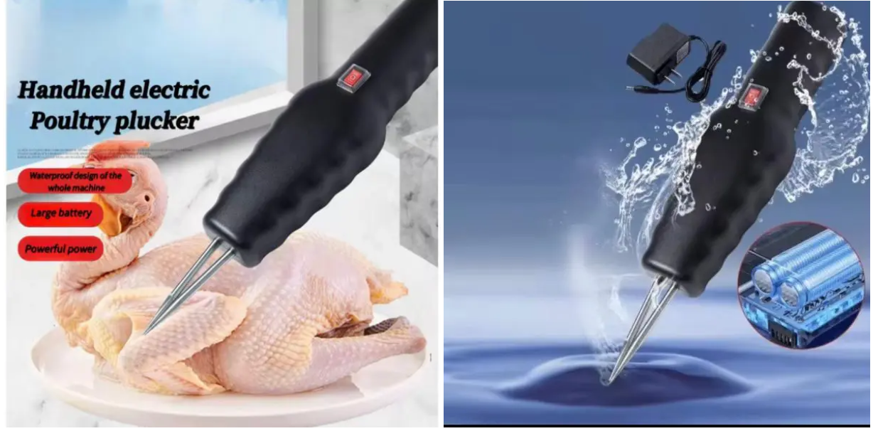 Portable Waterproof Feather Plucker for Chicken Duck Goose Bird